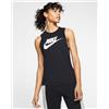 Nike Futura Big Logo W - Canotta - Donna - Nero