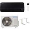 Samsung Climatizzatore Monosplit Windfree Black 7000 BTU AR70F07C1ABNEU Inverter R-32 Wi-Fi Classe A+++ con Staffa ,