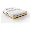 Vivere Zen Letto artigianale - Sambuco (Frassino Massiccio) (Misure Est. 167x207 (Int. 160x200) )