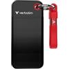 VERBATIM POCKET SSD USB 3.2 GEN 2 2TB BLACK/RED