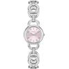 Breil, Collezione Alya, Orologio Donna in Acciaio, Bracciale a Maglie Tonde Intrecciate, Quadrante Rotondo Minimal, Impreziosito da Cristalli, Cassa 26mm, Chiusura a Gioiello