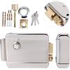 Socobeta Antifurto Antifurto Serratura per cancello DC12V Serratura elettrica per controllo accessi con ingresso porta Serratura elettrica per scuole per hotel per casa