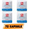 ILLY IPERESPRESSO DECAFFEINATO - Caffè Tostato in Capsule per Macchine Iperespresso - 72 Pz