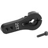 Dilwe Servo RC Braccio, 25mm Mezzo Braccio per Corno Servo 25T Accessori per Futaba/Ace (Nero)