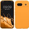 kwmobile Custodia Compatibile con Google Pixel 8a Cover - Back Case per Smartphone in Silicone TPU - Protezione Gommata - arancia fruttata