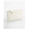 Westford Mill Astuccio beauty case a righe in cotone organico taglia S personalizzate o neutre