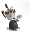 Caffè Borbone Moka Ciao Borbone - Caffettiera 3 tazze per Gas e Induzione con 15 Cialde OMAGGIO