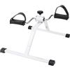 Techfit Pedaliera, Mini Cyclette per Uso Domestico e in Ufficio, Attrezzo da Allenamento Facile per Braccia e Gambe, con Display LCD, Adatto per Recupero Leggero (Bianco e Nero)