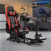 Marada Racing Wheel Stand Racing Simulator Cockpit Con Sedia Adatto per G27 G29