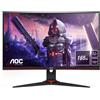 AOC C24G2AE/BK Monitor Curvo 24" VA 165Hz FullHD 1ms Multimediale FreeSync VGA/H