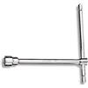 BETA - Chiave a Brugola a T Professionale Esagonale Cromata, Impugnatura Scorrevole Regolabile, Asta con Fermo Sicurezza, Alta Coppia, Marcatura Tripla Misura, Chiave 10 mm, 950 10