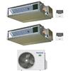 Panasonic CONDIZIONATORE PANASONIC DUAL SPLIT CANALIZZATO 9000+12000 BTU INVERTER CU-3Z52TBE A+++