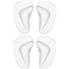 Yosoo Health Gear Solette Ortopediche in Silicone, Cuscino di Supporto per Plantare per Piedi in Gel, Solette per Plantare per Fascite Plantare a Piedi Piatti, Cuscinetti per Cuscino con Inserto