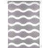 Decorblind | Tenda avvolgibile notte e giorno, doppio strato, senza attrezzi e senza trapano, misura della tenda: 67 x 150 cm larghezza x lunghezza/misura del tessuto: 64 x 145 - Tenda colore argento,