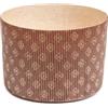 Ecopack stampo per panettone alto rigido con onda esterna da 750 g, adatto al forno fino a 220°C, confezione da 10 pz