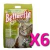 Bellavita topfresh lettiera al tofu e carbone attivo 6lt x 6 confezioni