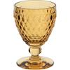 Villeroy & Boch - Boston Safron bicchiere da vino bianco, 125 ml, bicchiere da vino bianco in cristallo, lavabile in lavastoviglie, giallo