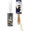 KORBOND Kit completo per lavaggio a secco Korbond - 1 SPAZZOLA PER ABITI bifacciale più 1 ROTOLO DI RIMOZIONE (7,4 m) - Adatto a tutti i tipi di tessuto - Rimuove sporco, sporco e capelli dal tessuto