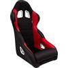 AUTO-STYLE AUTOSTYLE SS 36R Sedile Sportivo 'K5' -Nero/Rossa-Schienale Fisso-incl. Slitte