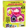 Asmodee - Gatti volanti Pack 4 Gatti - Gioco da tavolo divertente per famiglie e bambini da 8 anni - Lanciare, Catturare e affrontare sfide deliranti - Gioco di carte 2+giocatori - da Exploding