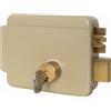 Yale Serratura Elettrica porta Cancelli Elettroserratura da Applicare Doppia mandata con Doppio Cilindro esterno / interno Entrata 70 mm Dx - 68080701 Linea 68080