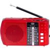 TREVI Radiolina Portatile Analogica Radio FM Altoparlante Bluetooth lettore USB Mp3 colore Rosso - RA 7F20 BT