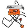 VEVOR Troncatrice Circolare da Banco con Supporto 1800W / 8A per Lavorazione in Officina Garage, Troncatrice da Banco 4800 giri/min Angolo Taglio Regolabile -60˚-+60˚ Capacità di strappo 62,5cm
