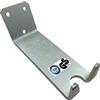 Point 13600001 - Supporto a Parete per Bicicletta e Pedali, incl. Materiale di Fissaggio, Peso Massimo 30 kg, Acciaio Inox, Colore: Argento