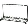 QUIK LOK - GS/471 Supporto Multiplo Universale per 7 Chitarre/Bassi con Ruote, Pieghevole e Protezione in Gomma