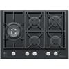 Glem Gas GV75TXBK piano cottura Nero Da incasso 70 cm 5 Fornello(i)