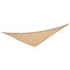 Outsunny Tendone parasole triangolare, Beige, 6x6x6m