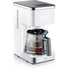 GRAEF. GRAEF Caffettiera a filtro FK401 Bianco con funzione di mantenimento in caldo, funzione di pre-erogazione, indicatore chiaro del livello dell'acqua, 10 tazze 1,25 litri