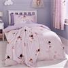 Catherine Lansfield Dancing Fairies - Coperta in pile, 130 x 170 cm, colore: Rosa