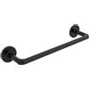 Lineabeta Porta asciugamani Sbecà in ottone nero L.35,5 cm