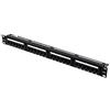 Aiten Data Patch Panel, Pannello di Patch, 1U 24 Porte Cat 6 UTP Armadio Rack
