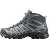 SALOMON X Ultra Pioneer Mid Gore-Tex Scarpe Impermeabili Escursionismo da Donna, Qualsiasi condizione meteo, Stabilità e ammortizzazione, Ebony Stormy Weather Wine Tasting, 40 2/3 EU