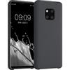kwmobile Cover per Huawei Mate 20 Pro Custodia - Back Case per Smartphone in Silicone TPU - Protezione Gommata - nero matt