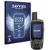 savvies (6 Pezzi Pellicola Protettiva per Garmin GPSMAP 65s Protezione Schermo Trasparente