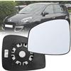 JinsenTGG Vetro a Specchio Sostituzione per Renault scenic MK3 2009-2015, Specchio Esterno Regolabile Adatto, Lente di Retromarcia (Sinistra)