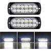 RIGIDON 2x 12 LED lampada di emergenza strobo barra led faretti fendinebbia | 12V 24V, 4,3 pollici, senza interruttore, bianca, impermeabile, per auto fuoristrada camion SUV UTE ATV barca 4x4 veicoli