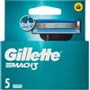 PROCTER & GAMBLE SRL Lame Gillette Mach3 5 Pezzi