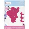 DRESS MY CRAFT/CRAFTER'S 3PL Strisce Metallo Santa #1, Natale-Babbo Natale #1, taglia unica
