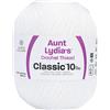 Aunt Lydia's Aunt Lydia Filato Jumbo di cotone all'uncinetto, bianco