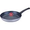 FACKELMANN Padella Essential Crisp, Ø 28 cm, in alluminio riciclato con rivestimento antiaderente in ceramica, resistente al forno e adatta a tutti i piani cottura