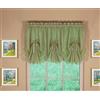 Today's Curtain Emelia - Inserto per ventaglio originale in voile, a foglia polverosa, 76,2 cm di larghezza x 101,6 cm di lunghezza