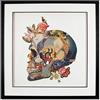 World Art Quadro collage 3D 'Teschio'
