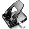 Officemate 90079 - Perforatrice standard a 2 fori, capacità 30 fogli, colore: Nero