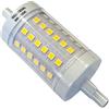 LEDLUX 1 Pezzo Lampadina Led R7S 78mm, 9W=80W 1020lm, Diametro 28mm, Angolo 360°, Bianco Caldo 3000K
