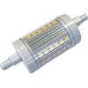 LEDLUX 1 Pezzo Lampadina Led R7S 78mm, 9W=80W 1020lm, Diametro 28mm, Angolo 360°, Bianco Freddo 6000K