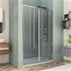 DEGHI Box doccia nicchia 140 cm scorrevole con vetro trasparente e profilo cromo 200h - Skin